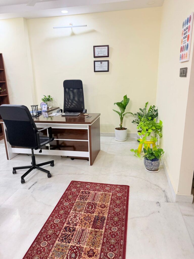 Comfortable counseling room at Liam Mind Care